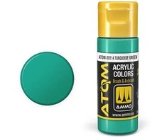 AMMO by MIG Jimenez AMMO MIG ATOM akriliniai dažai Turkio žalia 20 ml (20114)