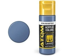 AMMO by MIG Jimenez AMMO MIG ATOM akriliniai dažai Navy Mėlyna, 20 ml (20106)