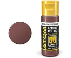 AMMO by MIG Jimenez AMMO MIG ATOM akriliniai dažai Kavos ruda 20 ml (20060)