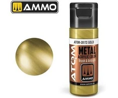 AMMO by MIG Jimenez AMMO MIG ATOM akriliniai dažai Metallic Gold 20 ml (20172)