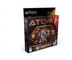 AMMO by MIG Jimenez AMMO MIG ATOM akrilinių dažų rinkinys Basic Wargames, 12 spalvų (20706)