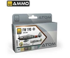 AMMO by MIG Jimenez AMMO MIG ATOM akrilinių dažų rinkinys FW 190 RLM, 6x20 ml (20904)