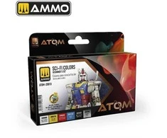 AMMO by MIG Jimenez AMMO MIG ATOM akrilinių dažų rinkinys SCI‑FI pradedantiesiems 20810
