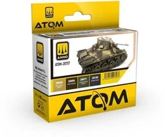 AMMO by MIG Jimenez AMMO MIG ATOM akrilinių dažų rinkinys Ispanijos pilietiniam karui tankams