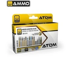 AMMO by MIG Jimenez AMMO MIG ATOM akrilinių dažų rinkinys – modernios amunicijos spalvos 20713