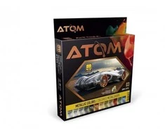 AMMO by MIG Jimenez AMMO MIG ATOM metalinių akrilinių dažų rinkinys 12 spalvų (20702)