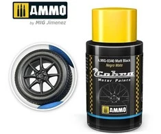 AMMO by MIG Jimenez AMMO MIG Cobra Motor dažai – matinė juoda 30 ml (0340)