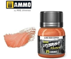 AMMO by MIG Jimenez AMMO MIG DRYBRUSH akriliniai dažai sendinimui Copper (varis), 40 ml, 0629
