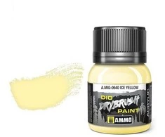 AMMO by MIG Jimenez AMMO MIG Drybrush dažai Ice Geltona 40 ml – sauso teptuko, 0640