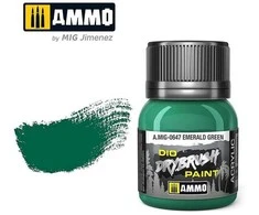 AMMO by MIG Jimenez AMMO MIG DRYBRUSH sendinimo dažai Emerald Žalias 40 ml (0647)