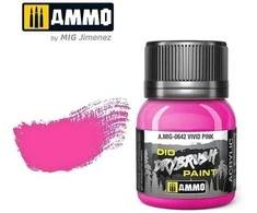 AMMO by MIG Jimenez AMMO MIG DRYBRUSH sendinimo dažai Vivid Rožinė 40 ml (0642)