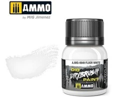 AMMO by MIG Jimenez AMMO MIG Drybrush sendinimo dažai Fluor Baltas 40 ml (A.MIG-0649)