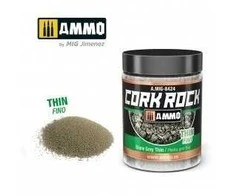 AMMO by MIG Jimenez AMMO MIG kamštinės akmenų granulės Stone Pilkas Thin, 100 ml