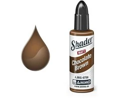 AMMO by MIG Jimenez AMMO MIG Matt Shader dažai Šokoladinė ruda 10 ml, 0756