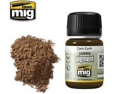 AMMO by MIG Jimenez AMMO MIG pigmentas Dark Earth 35 ml – žemės efektams, maketams
