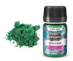 AMMO by MIG Jimenez AMMO MIG pigmentas Metallic Žalias 35 ml – metalinė žalia (3048)
