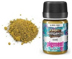 AMMO by MIG Jimenez AMMO MIG pigmentas Ochra 35 ml 3061 – dioramoms ir miniatiūroms
