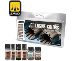 AMMO by MIG Jimenez AMMO MIG reaktyvinių variklių metalinių spalvų sendinimo rinkinys