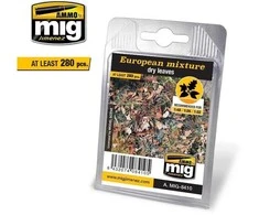 AMMO by MIG Jimenez AMMO MIG sausi europietiški lapai dioramoms 1:35–1:48, 280 vnt.