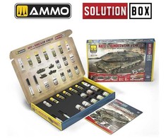 AMMO by MIG Jimenez AMMO MIG Solution Box 26: NATO &amp; Bundeswehr – dažų ir sendinimo rinkinys