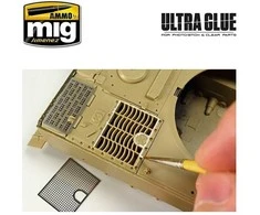 AMMO by MIG Jimenez AMMO MIG Ultra Glue akriliniai klijai skaidrioms ir PE detalėms, 40 ml