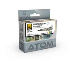 AMMO by MIG Jimenez ATOM akrilinių dažų rinkinys Argentinos aviacijai – 4 spalvos