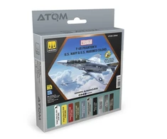 AMMO by MIG Jimenez ATOM akrilinių dažų rinkinys F-4B Phantom II US Navy/USMC (10 sp.)