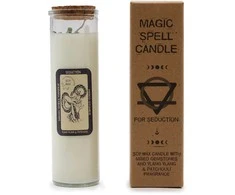 Ancient Wisdom Magijos žvakė „Gundymas“ AW Gifts – pačiulių aromatas, sojų vaškas, 50 h