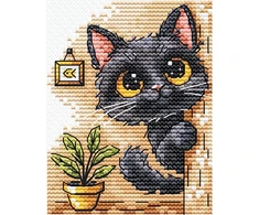 Andriana Kryželių siuvinėjimo rinkinys knygos skirtukui „Kūdikis“ 7,5×10 cm