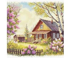 Andriana Siuvinėjimo kryželiu rinkinys „Alyvų kvapas“ 21,5x22,5 cm SANA-12