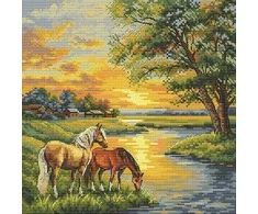 Andriana Siuvinėjimo kryželiu rinkinys „Gimtieji kraštai“ 19×19 cm