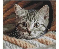 Andriana Siuvinėjimo kryželiu rinkinys „Šnipas“ 25,5x23 cm SANU-10