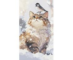 Andriana Siuvinėjimo kryželiu rinkinys „Stebuklai“ 14,5×25 cm