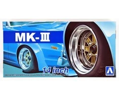 Aoshima 1/24 Mark III 14'' ratlankių komplektas (MK-III) 05389