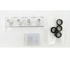 Aoshima Advan A3A Short-Rim 14" ratų komplektas 1/24 (05546)