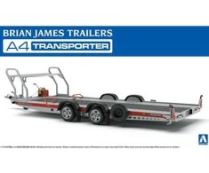 Aoshima Brian James A4 autovežis priekaba, 1/24 plastikinis modelis