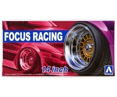 Aoshima Focus Racing 14" ratų komplektas 1/24 (05374)