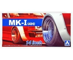 Aoshima Mark I 14'' (4H) ratų komplektas 1/24 (05387)
