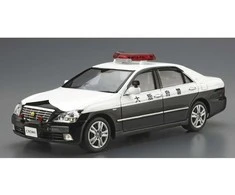 Aoshima Toyota Crown GRS182 2005 policijos automobilis, 1/24 rinkinys