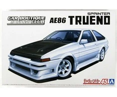 Aoshima Toyota Sprinter Trueno AE86 1/24 surenkamas plastikinis modelis