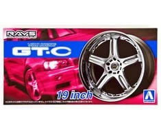 Aoshima Volk Racing GT-C 19" ratų rinkinys 1/24 (05461)
