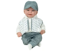 Arias lėlė berniukas juokiasi 45 cm