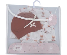 Arias rūbeliai lėlei kūdikiui 42 cm, lėlių drabužėliai vaikams nuo 2 m.