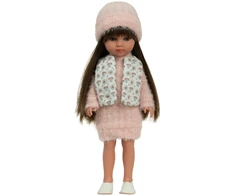 Arias lėlė mergaitė Carlota pūkuota suknele 36 cm