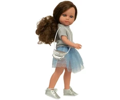 Arias lėlė mergaitė Carlota mėlynu sijonėliu 36 cm