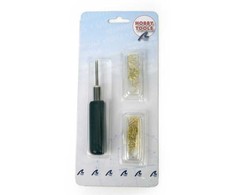 Artesania Latina magnetinis vinių kaliklis + 100 žalvarinių vinukų 5/10 mm