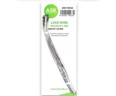 ASK - Art Scale Kit ASK švino viela 1 mm x 120 mm, apvali, modeliavimui