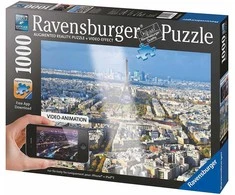Augmented Reality Above The Roofs Of Paris Puzzle - 1000 Piece - RAVENSBURGER dėlionė