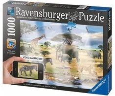 Augmented Reality Animals Of Africa Puzzle - 1000 Piece - RAVENSBURGER dėlionė