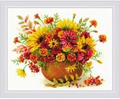 Autumn Flowers. Siuvinėjimo rinkinys iš RIOLIS Nr.: 1973